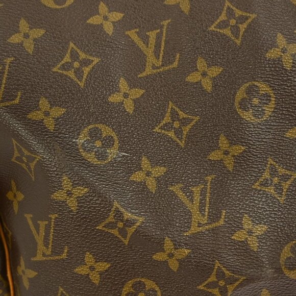 LOUIS VUITTON KEEPALL BANDOULIERE 55 DUFFLE MONOGRAM - Picture 9 of 12